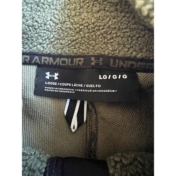 Under Armour Men's Mission Boucle Swacket Green/Blk 1366091-390 Size L NWT - Picture 5 of 16